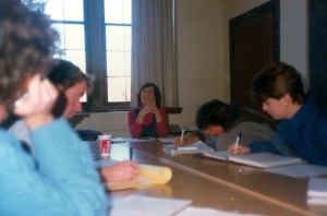 Judith E. Smith in the classroom